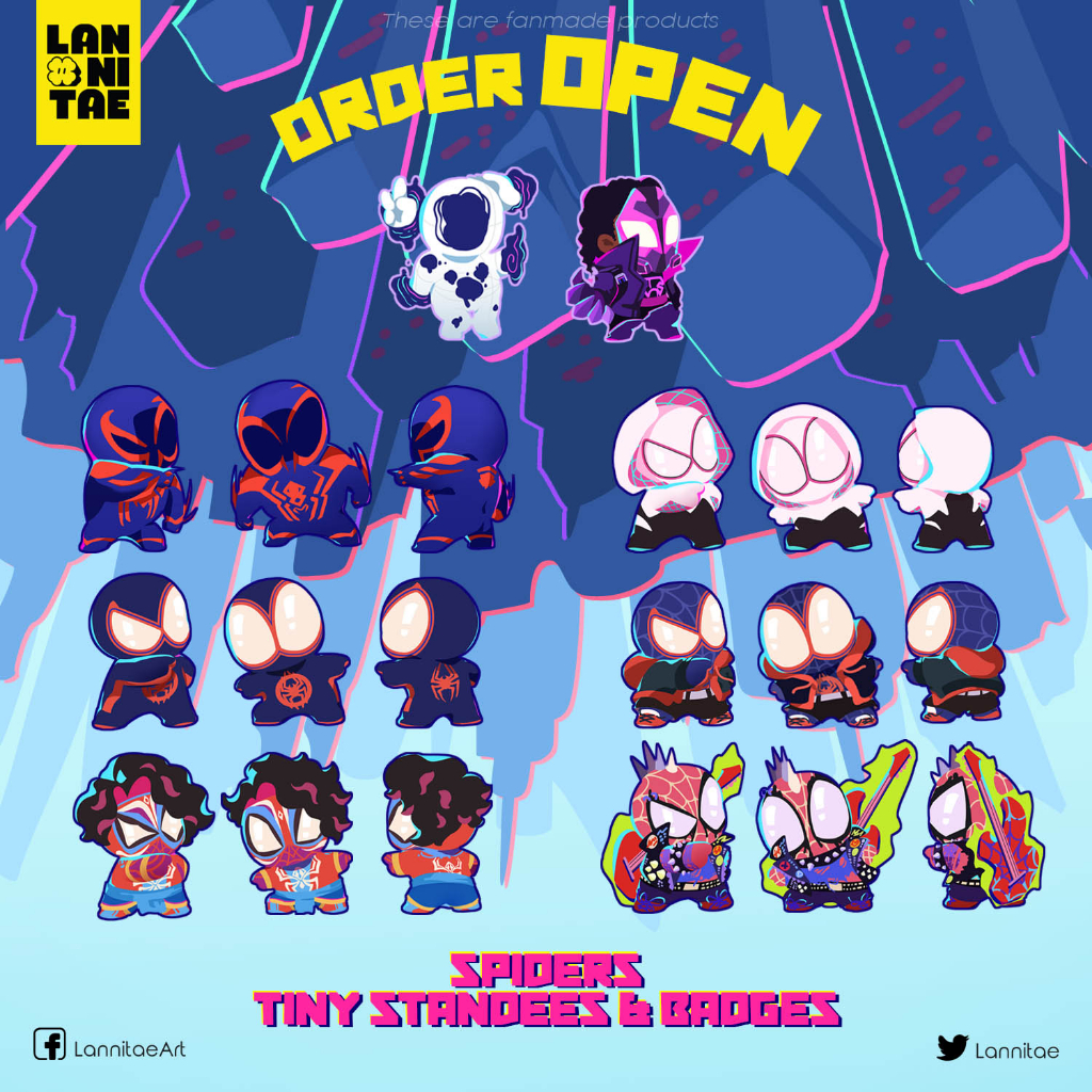 Mô hình standee nhân vật Spiderverse - Người Nhện đa vũ trụ