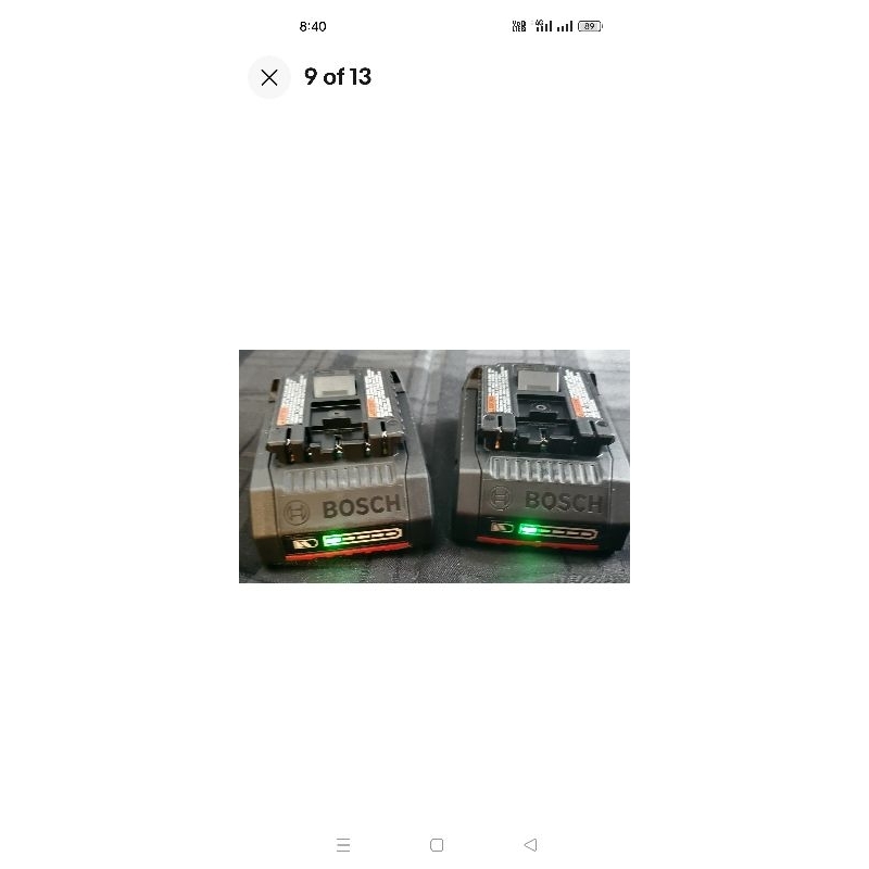 Pin BOSCH 18v 4Ah dòng pin core 1 hàng cell nhỏ gọn