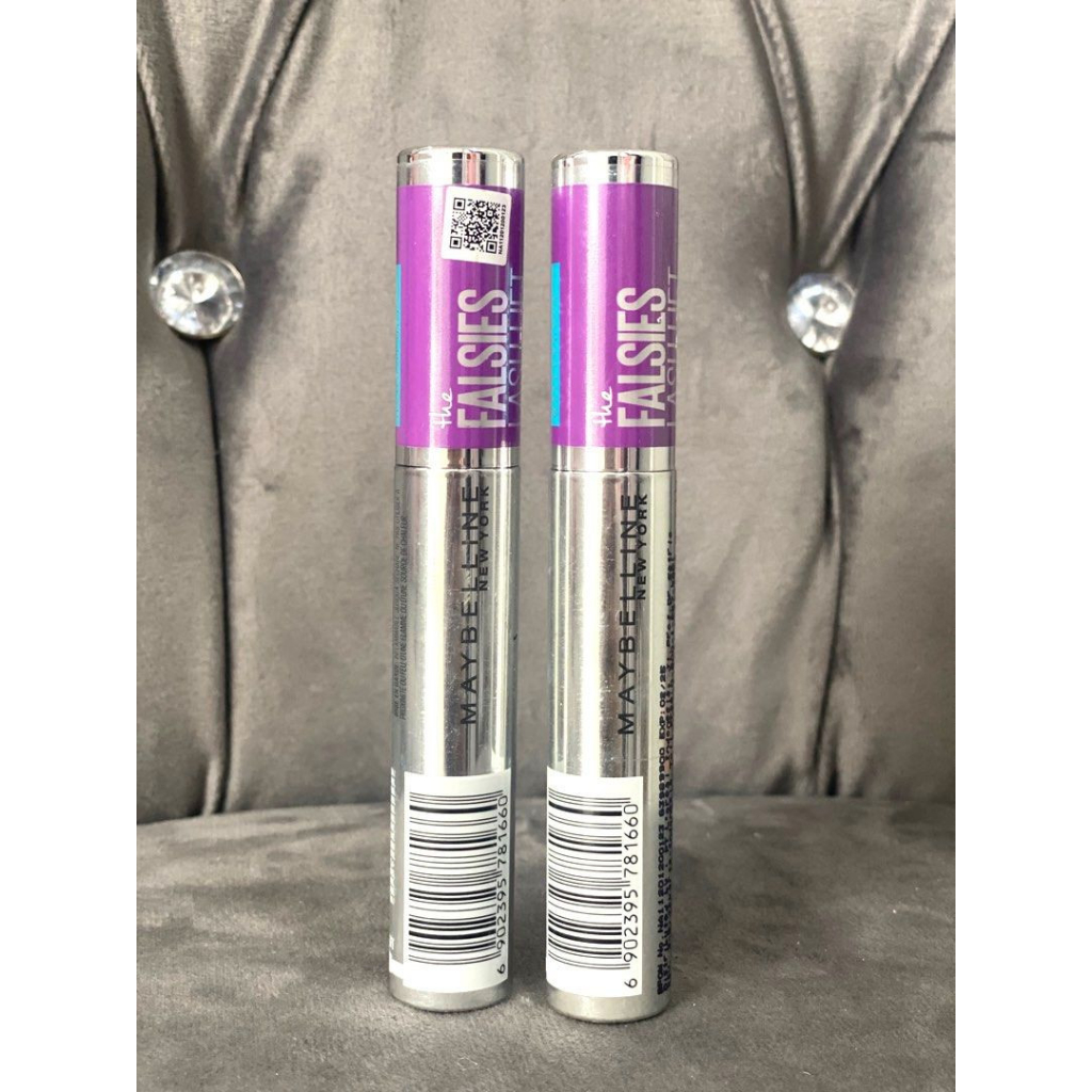 Mascara làm dày và cong mi màu đen Maybe.lline Falsies Lash Lift Waterproof Very Back