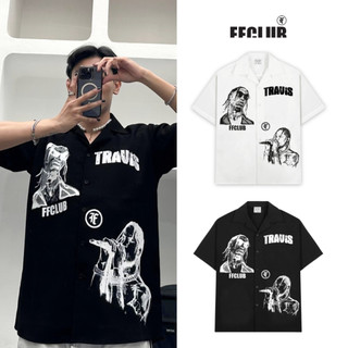 Áo sơ mi form rộng original travis shirt