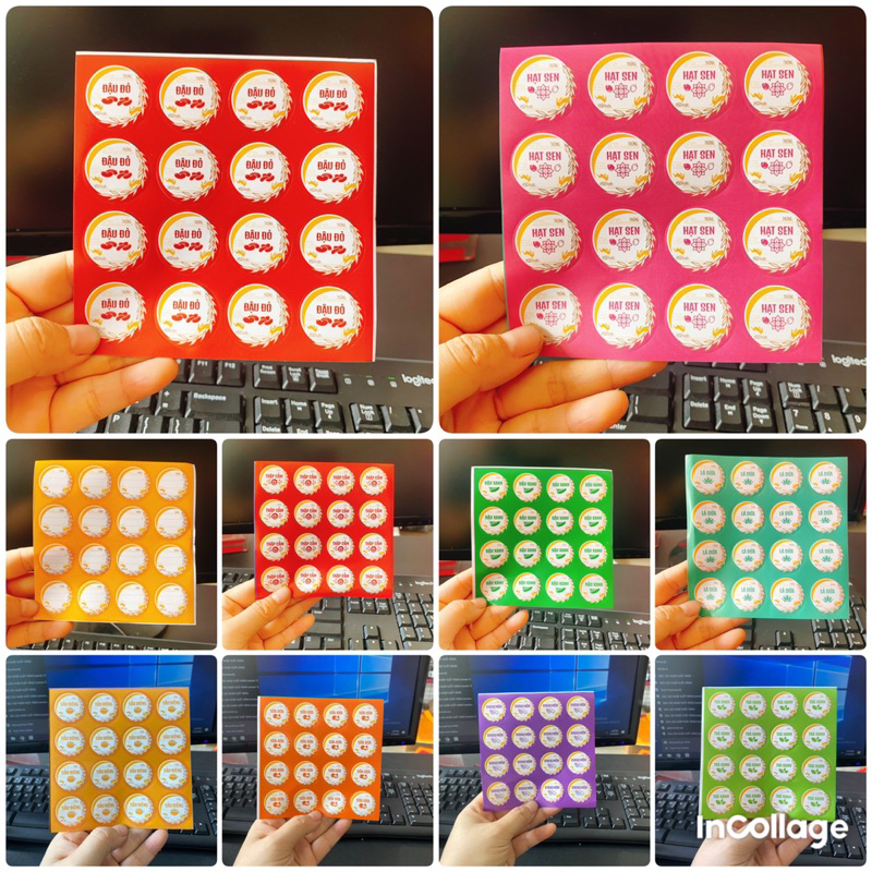 Tem Dán  Nhân Trung Thu (Mẫu mới 2024)-(16tem/1tờ)