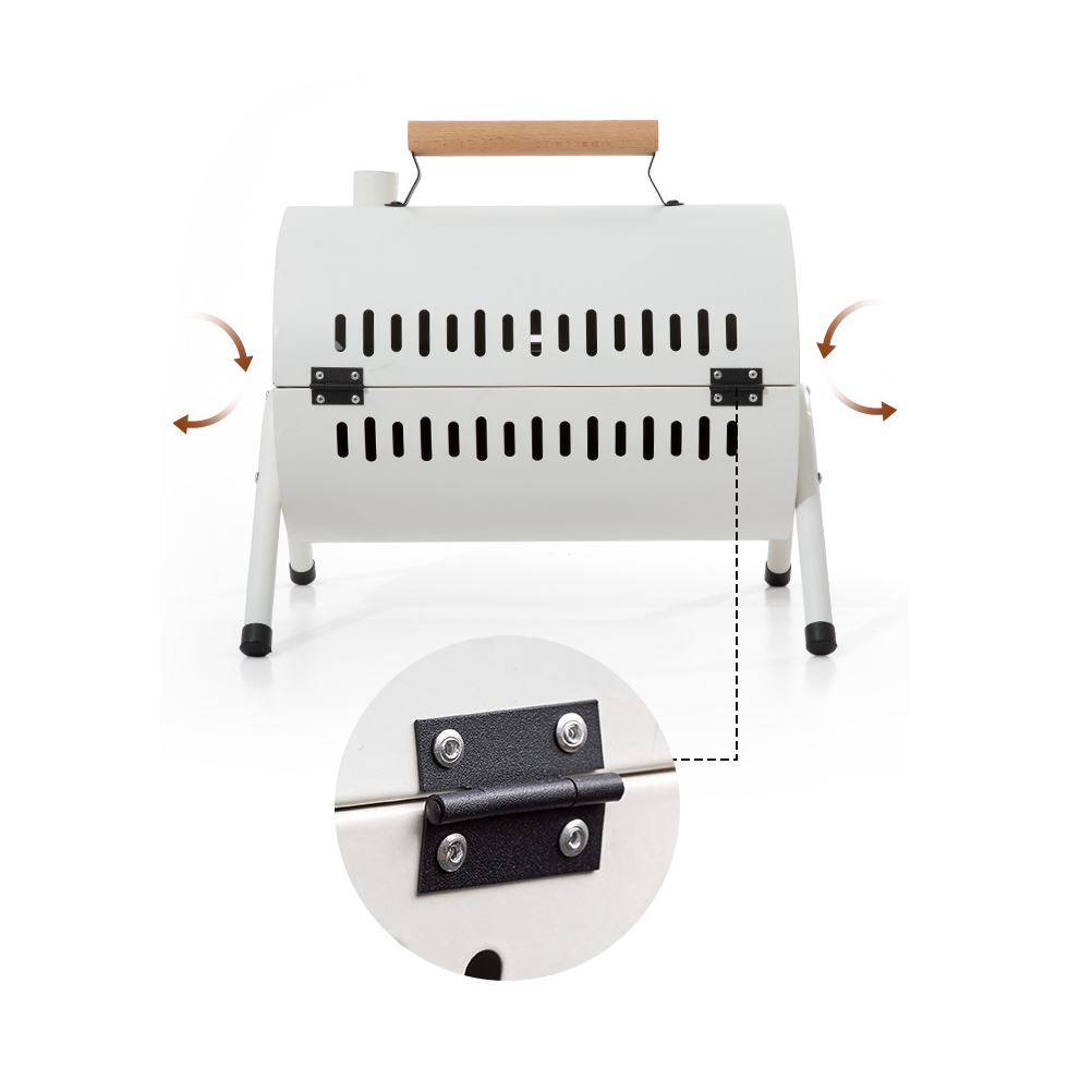 Bếp Nướng Than Hoa BBQ Ngoài Trời Cao Cấp Kèm Vỉ Nướng, Lò Nướng Đa Năng Gấp Gọn Mang Đi Du Lịch, Dã Ngoại