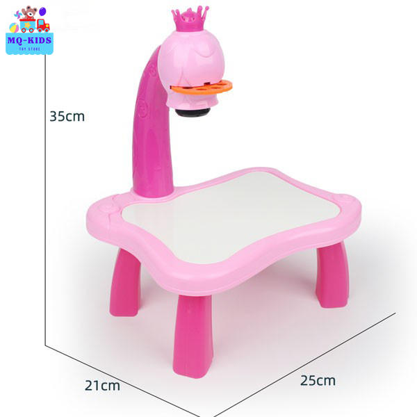 Bàn vẽ có đèn chiếu, Bàn vẽ đa năng thông minh kèm nhạc cho bé tập tô, tập vẽ