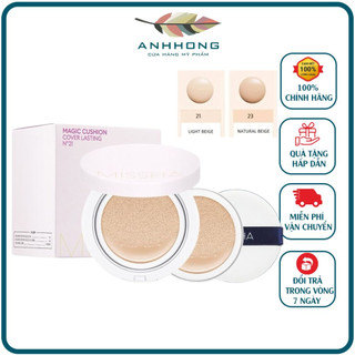 Phấn nước missha magic cushion cover lasting spf50+++ - màu hồng
