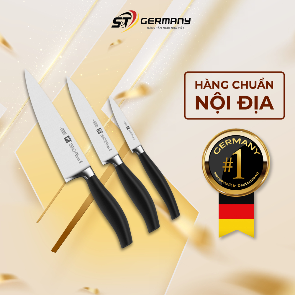 Bộ 3 Dao Zwilling Five Star Nội Địa Đức, Dao Thái Chất Lượng Cao Cấp, Bộ Dao Nhà Bếp GermanySnT 100057