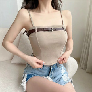 🍒🍒🍒 🌵🌵áo kiểu nữ croptop phối dây nịt z1000