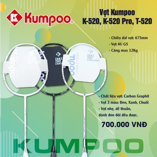 Vợt cầu lông Kumpoo K520pro - Chính hãng