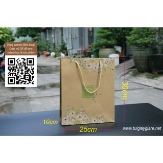 Combo 25 cái - túi giấy môi trường - túi số 1