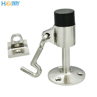 Đồ chặn cửa đệm cao su có móc giữ cửa inox 304 Hobby home decor CC10