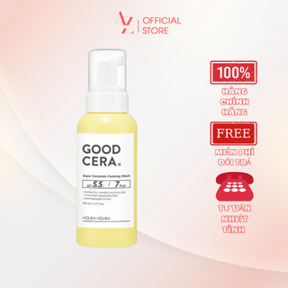 Sữa rửa mặt tạo bọt Hàn Quốc Holika Holika Good Cera Super Ceramide dưỡng ẩm tăng đàn hồi tái tạo da 160ml - 7136