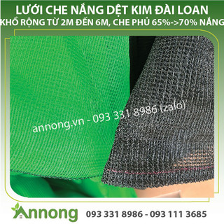 Lưới Che Nắng Dệt Kim Đài Loan Khổ 4m (Chiều Dài Tùy Khách Đặt) - Số lượng tương ứng với chiều dài