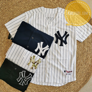 Áo bóng chày Mlb New york Ny Yankees jersey hiphop kpop Thun ba lỗ unisex nam nữ big over size thể thao gym Áo bóng rổ