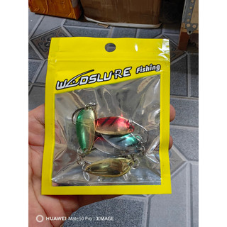 Mồi thìa lượn câu lure cá suối, mương