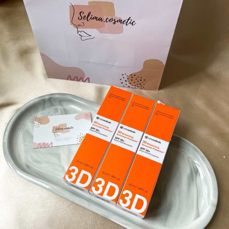 kem chống nắng vật lý Md Ceuticals 3D Moisturizing Sunscreen Protection SPF 50+ dưỡng ẩm bảo vệ da sau laser 50ml