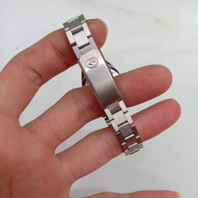 Đồng hồ si nữ cơ cót tay hiệu LIGIIN màu bạc độ mới 90% trữ cót lâu nội địa china