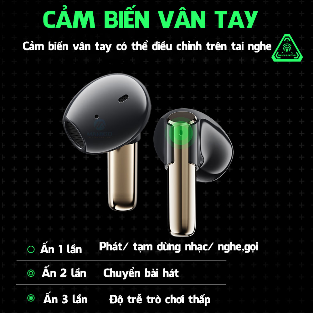 Tai nghe Bluetooth không dây nhét tai TWS Rockspace Rotating thiết kế xoay nghe nhạc lên đến 24h Hàng chính hãng có BH