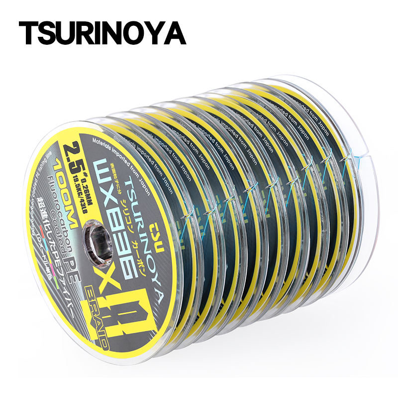 Dây câu lure bền Tsurinoya Pe Wx836 100m Hita Lure