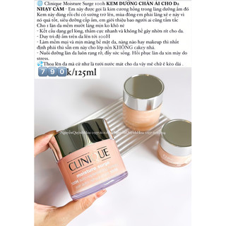 Clinique moisture surge 100h 𝐊𝐄𝐌 𝐃𝐔̛𝐎̛̃𝐍𝐆 𝐂𝐇𝐀̂𝐍 𝐀́𝐈 𝐂𝐇𝐎 𝐃a 𝐍𝐇𝐀̣𝐘 𝐂𝐀̉𝐌