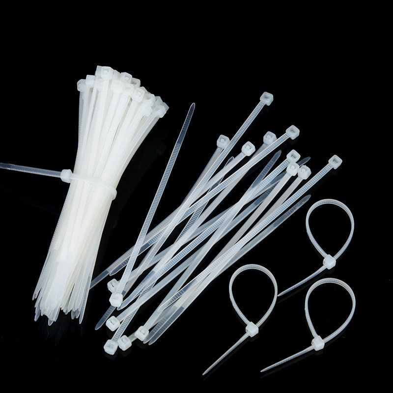 Dây rút nhựa thít nhựa lạt đen trắng kích thước 3mm*150mm bán theo combo 30 dây, 50 dây, 100 dây