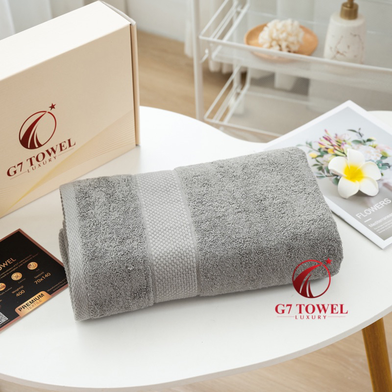 Khăn tắm cotton cao cấp G7WT05 kích thước 70x140cm dùng cho Spa, khách sạn, gia đình - 100% cotton nhập khẩu.