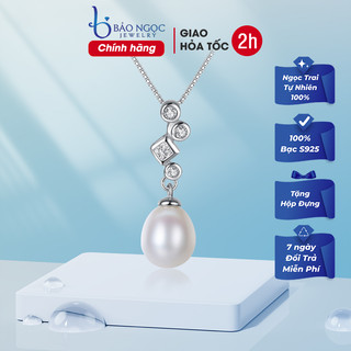 Dây chuyền bạc nữ 925 thời trang hạt ngọc trai thiên nhiên nuôi ngọt ngào dành cho nữ DB2349 - Bảo Ngọc Jewelry