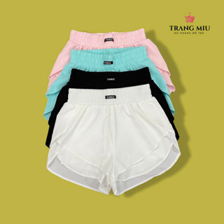 QUẦN SOOC 2 LỚP TẬP GYM-YOGA-CHẠY BỘ-THỂ THAO CÁNH TIÊN CAO CẤP