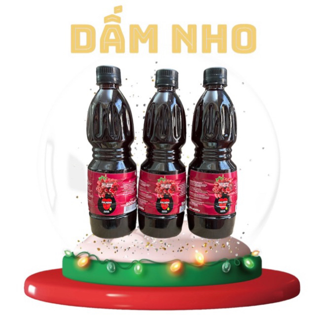 Dấm nho nhập khẩu Châu Âu - Giấm nho đỏ TP Minh Duyên