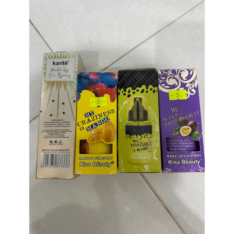 THANH LY Xịt giữ makeup trang điểm KissBeauty