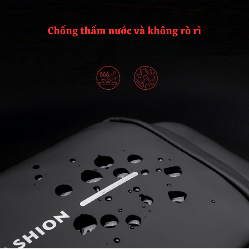 Túi Đeo Chéo HUTO Khoá Số Thông Minh Vải Chống Thấm Dành Cho Nam