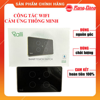 Công Tắc Wifi Cảm Ứng Rạng Đông Điều Khiển Từ Xa Qua Điện Thoại Thông Minh Chính Hãng