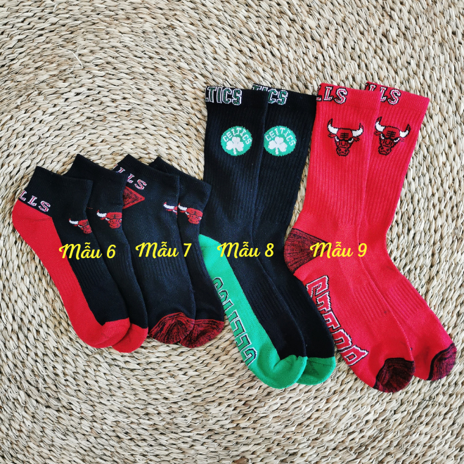 Tất vớ sock thể thao vận động streewear Nba Nfl Mlb Áo bóng chày Áo bóng rổ