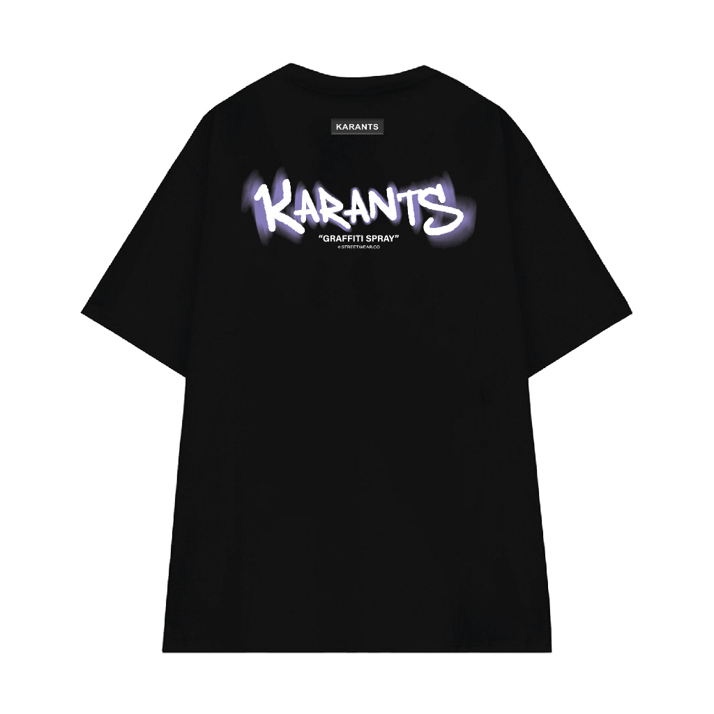 Áo Thun SprayPaint Karants Local Brand Unisex Nam Nữ Oversize - KR53