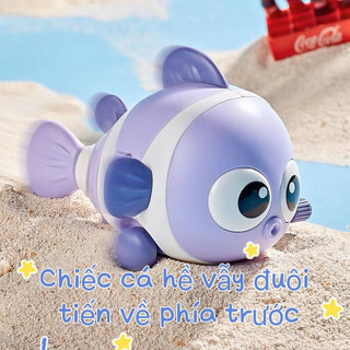 Cá hề vặn cót siêu dễ thương nhựa ABS (đồ chơi vặn cót)