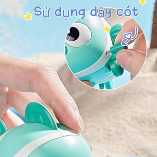 Cá hề vặn cót siêu dễ thương nhựa ABS (đồ chơi vặn cót)
