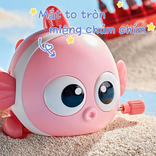 Cá hề vặn cót siêu dễ thương nhựa ABS (đồ chơi vặn cót)