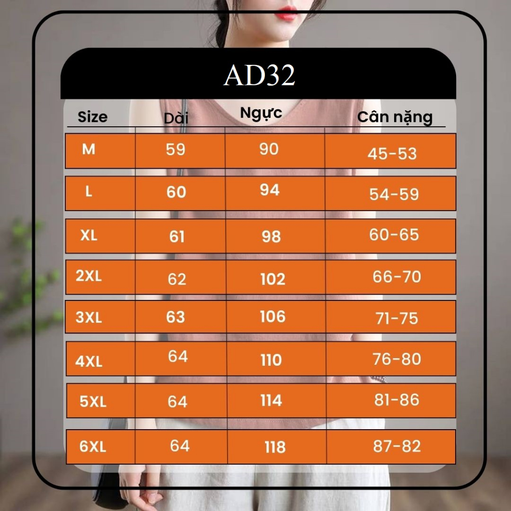 Áo ba lỗ đũi bigsize _ Áo sát nách mặc ở nhà AD32