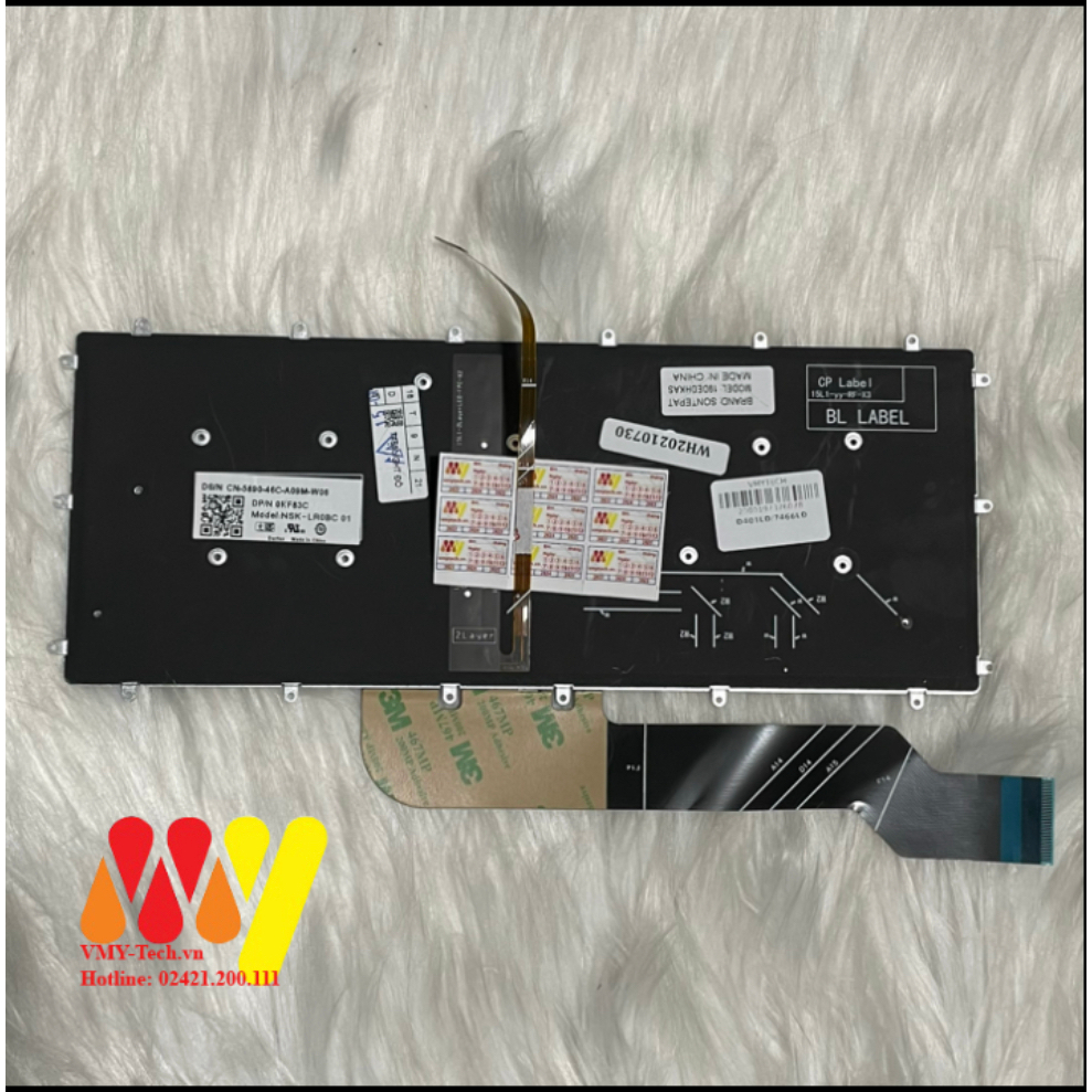 Bàn phím Laptop Dell Vostro 14 3480 3490 3481 3491 5468 5471 Latitude 2 IN 1 3490 3379 7368  P75G P75G001