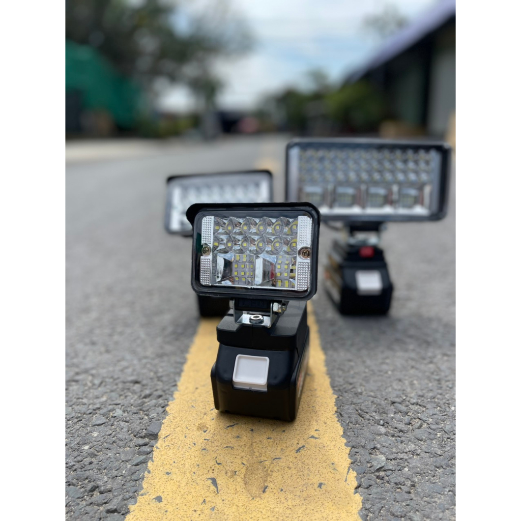 Đèn pha led dùng pin, công suất lớn, Đèn pin led chiếu xa dùng chân pin