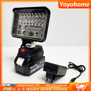 Đèn pha led dùng pin, công suất lớn, Đèn pin led chiếu xa dùng chân pin