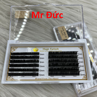 Mi flat 0.10 mix size 8-13mm_siêu mềm,nhẹ _dụng cụ nối mi _mr đức