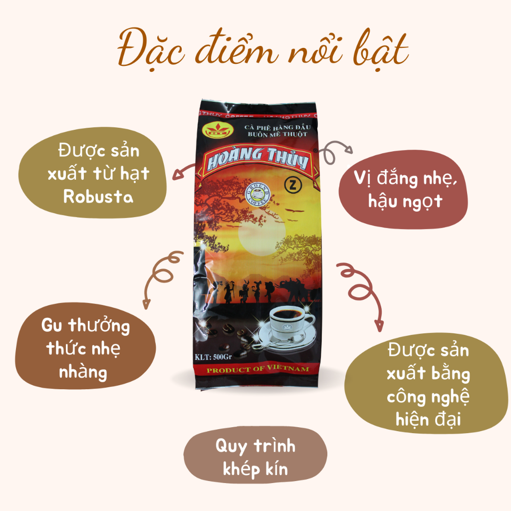 Cà phê pha phin Hoàng Thủy Z - Đen đắng, đậm đà