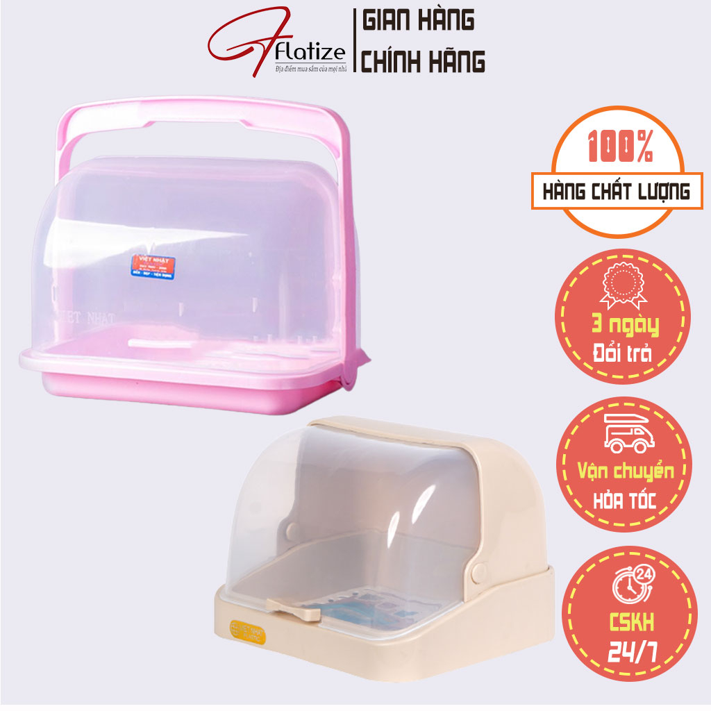 Khay úp ly, giá úp cốc cao cấp làm từ nhựa PP cao cấp không chất độc hại, tuyệt đối an toàn cho sức khỏe - FLATIZE