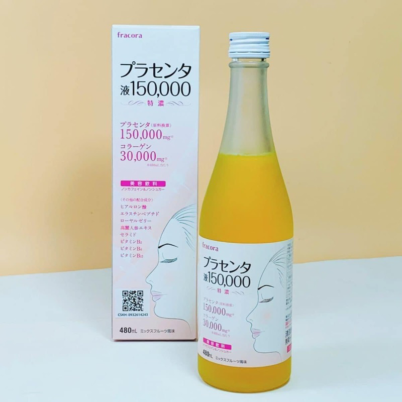 Nước uống bổ sung collagen Placenta Facora Nhật