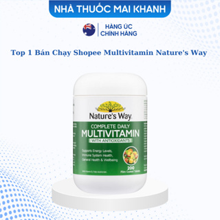 Vitamin Tổng Hợp [Úc] Nature’s Way Complete Daily Multivitamin - 200 Viên