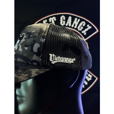 Nón Lưỡi Trai Camo Vietgangz Nam Nữ Thêu Chi Tiết TRÁNH Mất Form Gãy Gập, Đường Gân Sắc Nết