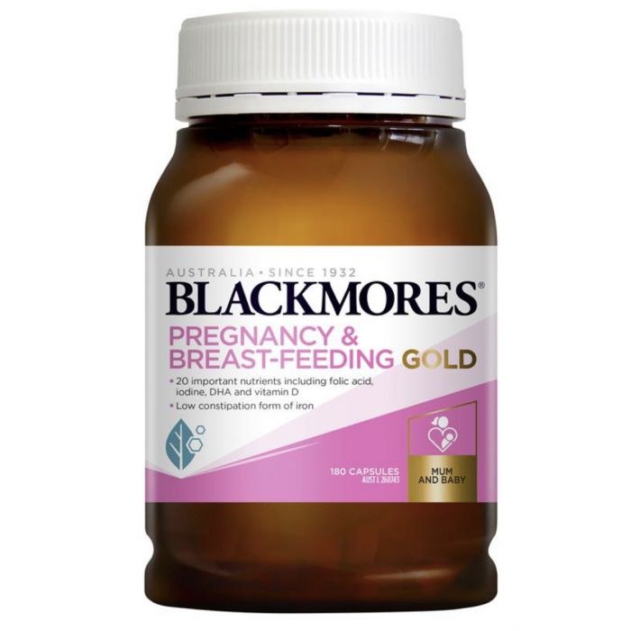 Vitamin Tổng Hợp Bà Bầu 60 - 180 viên Blackmores Pregnancy And Breast Feeding Gold Úc