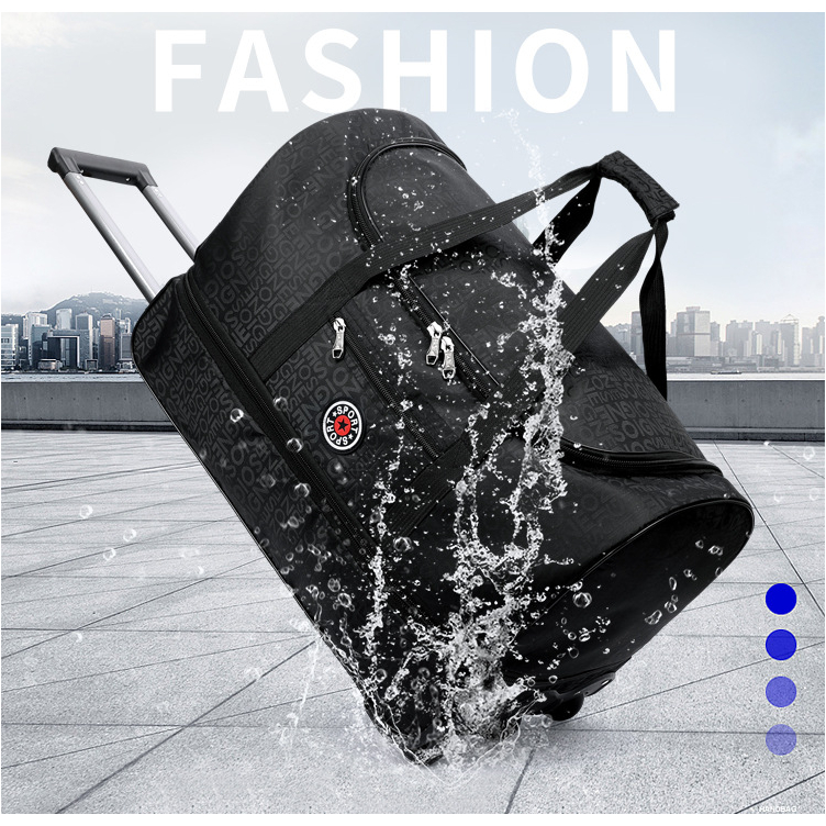 Túi Quai Xách Du Lịch Dạng Kéo Có Bánh Xe Dung Tích Lớn TRAVEL Wheel BAG ☘️AsiaMart88 ☘️