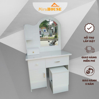 Bàn trang điểm nhựa Đài Loan bàn phấn MIRA HOUSE miễn phí lắp đặt, bảo hành 5 năm