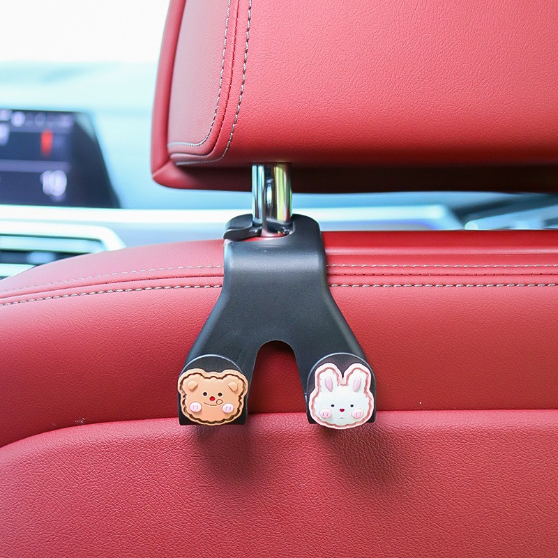 Móc Treo Đồ Ô Tô ,Treo Ghế Xe Hình Gấu Thỏ Dễ Thương 2023 - Móc Treo Đồ Xe Hơi , móc treo đồ gài ghế ô tô
