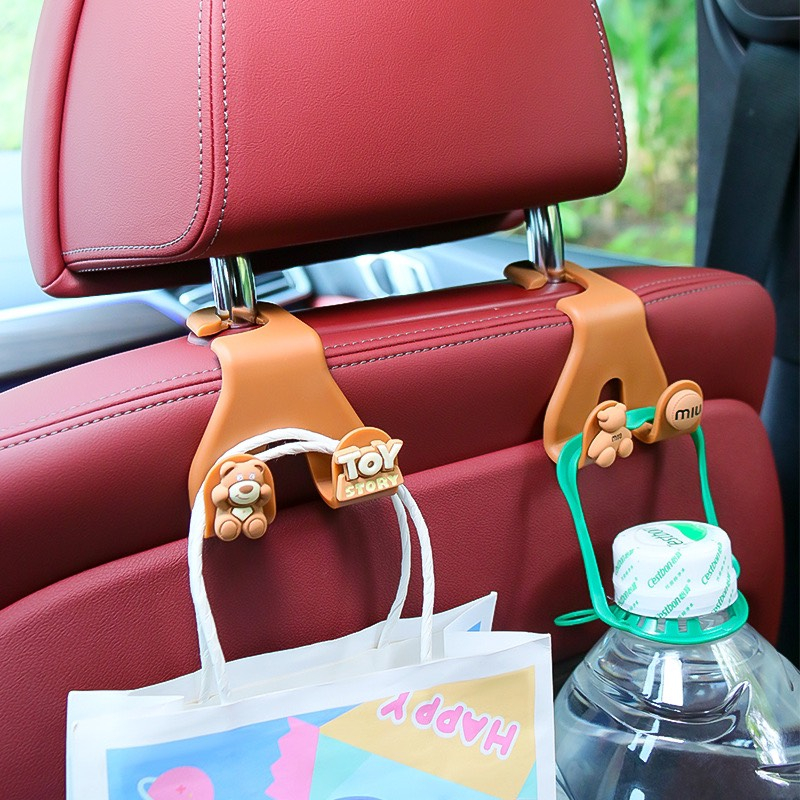 Móc Treo Đồ Ô Tô ,Treo Ghế Xe Hình Gấu Thỏ Dễ Thương 2023 - Móc Treo Đồ Xe Hơi , móc treo đồ gài ghế ô tô